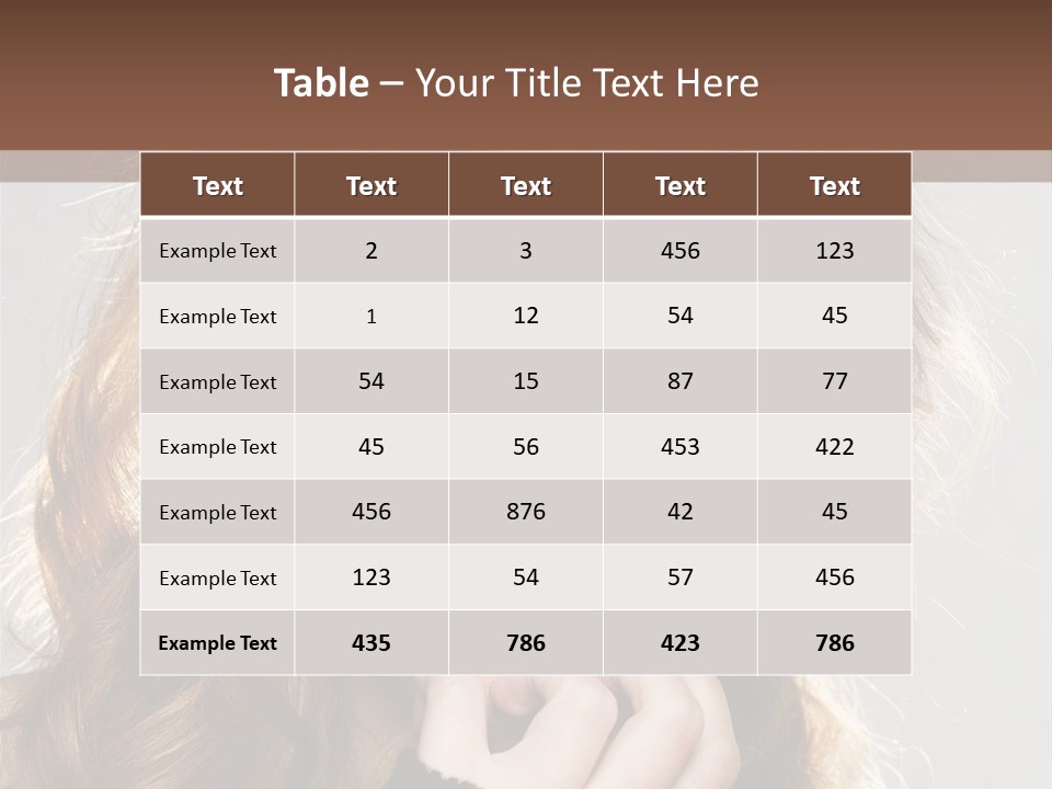 Smile Teeth Caucasian Fashion PowerPoint Template