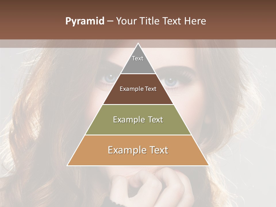 Smile Teeth Caucasian Fashion PowerPoint Template