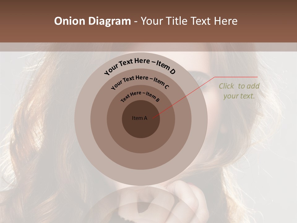 Smile Teeth Caucasian Fashion PowerPoint Template