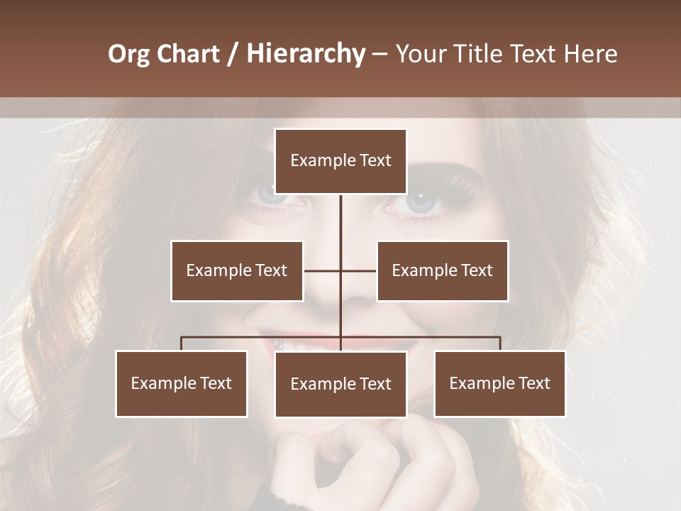 Smile Teeth Caucasian Fashion PowerPoint Template