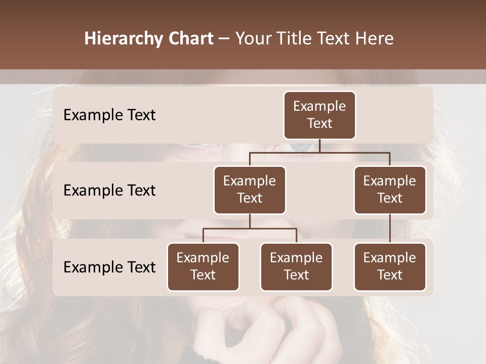 Smile Teeth Caucasian Fashion PowerPoint Template
