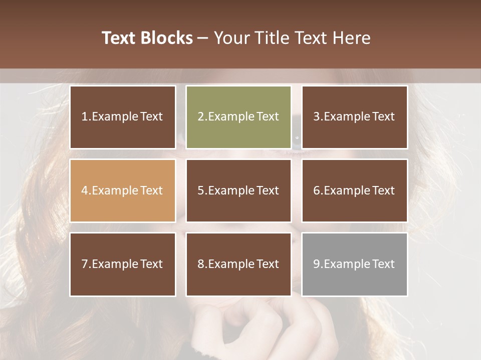 Smile Teeth Caucasian Fashion PowerPoint Template