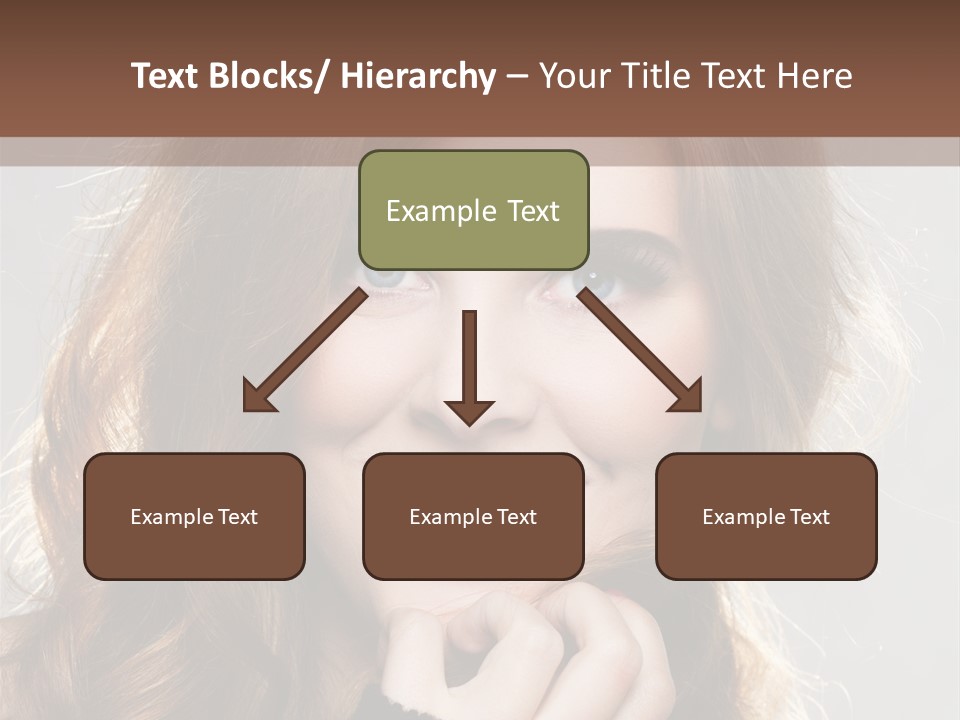 Smile Teeth Caucasian Fashion PowerPoint Template