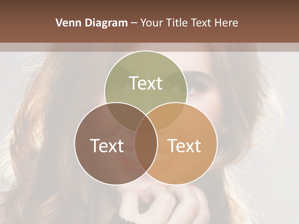 Smile Teeth Caucasian Fashion PowerPoint Template