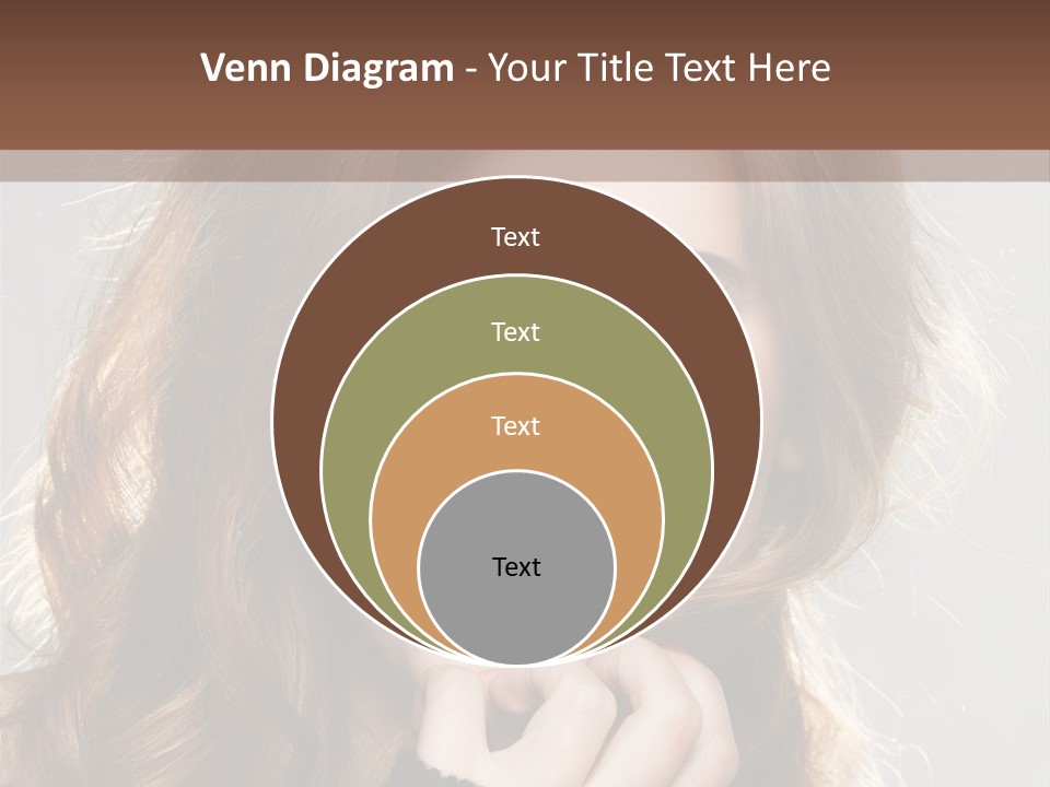 Smile Teeth Caucasian Fashion PowerPoint Template