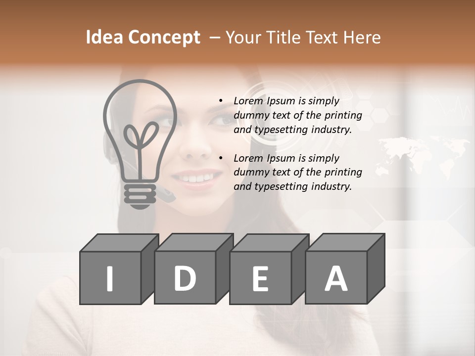 Listening Future Attractive PowerPoint Template