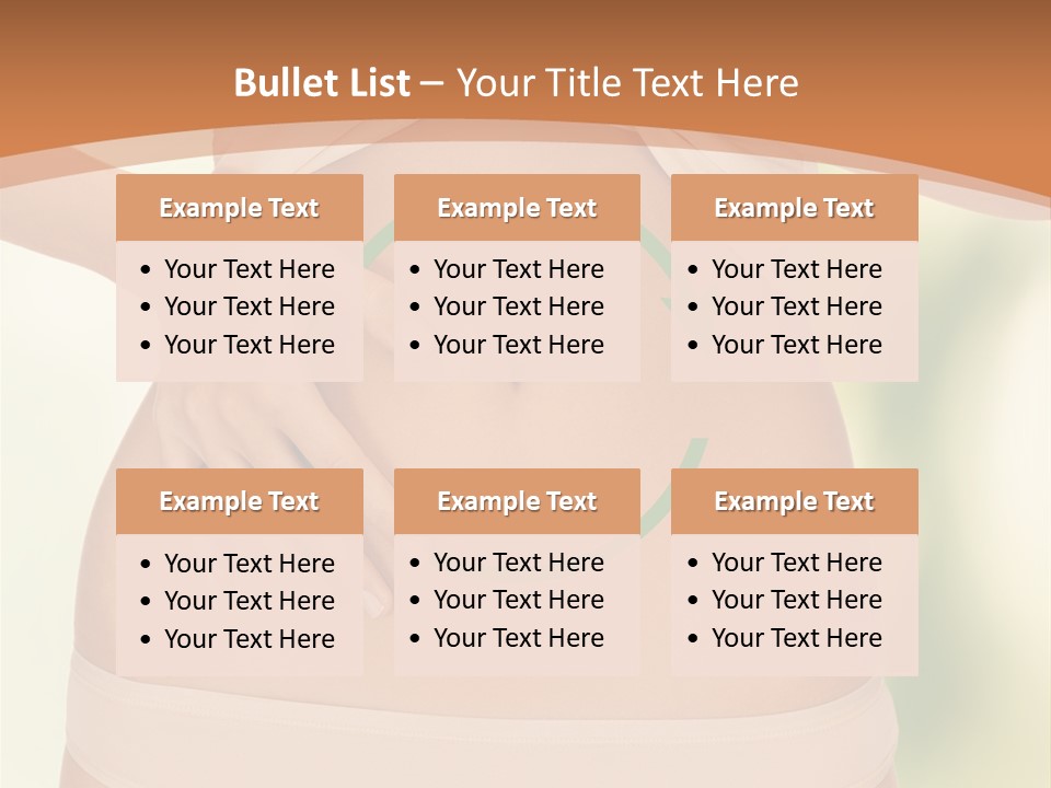 Loss Belly Abdomen PowerPoint Template