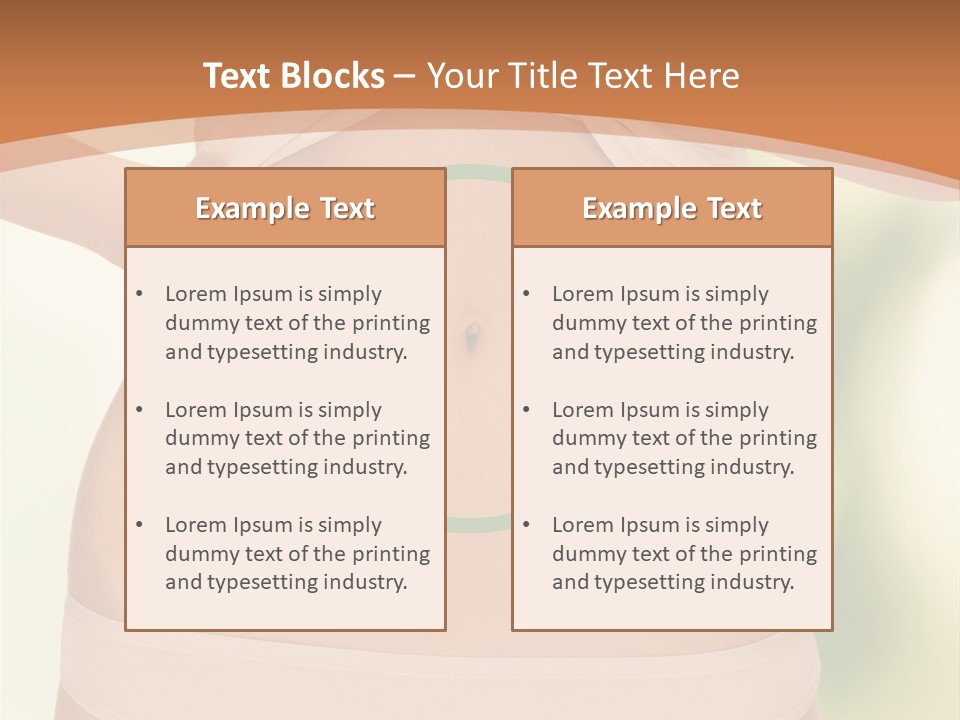 Loss Belly Abdomen PowerPoint Template