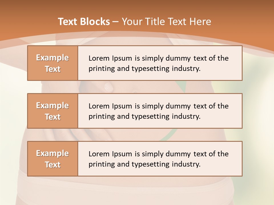 Loss Belly Abdomen PowerPoint Template