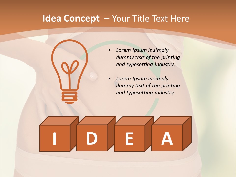 Loss Belly Abdomen PowerPoint Template