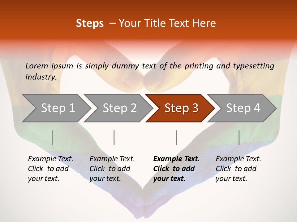 Love Wallpaper White PowerPoint Template