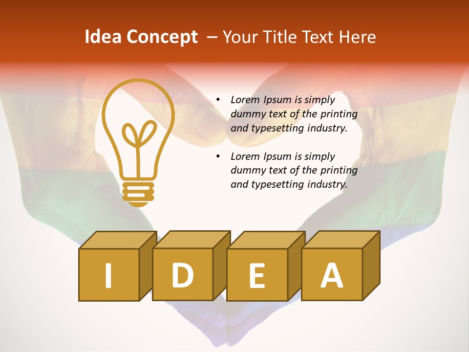 Love Wallpaper White PowerPoint Template