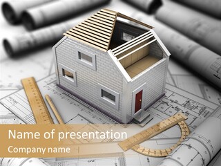 Document White Estate PowerPoint Template