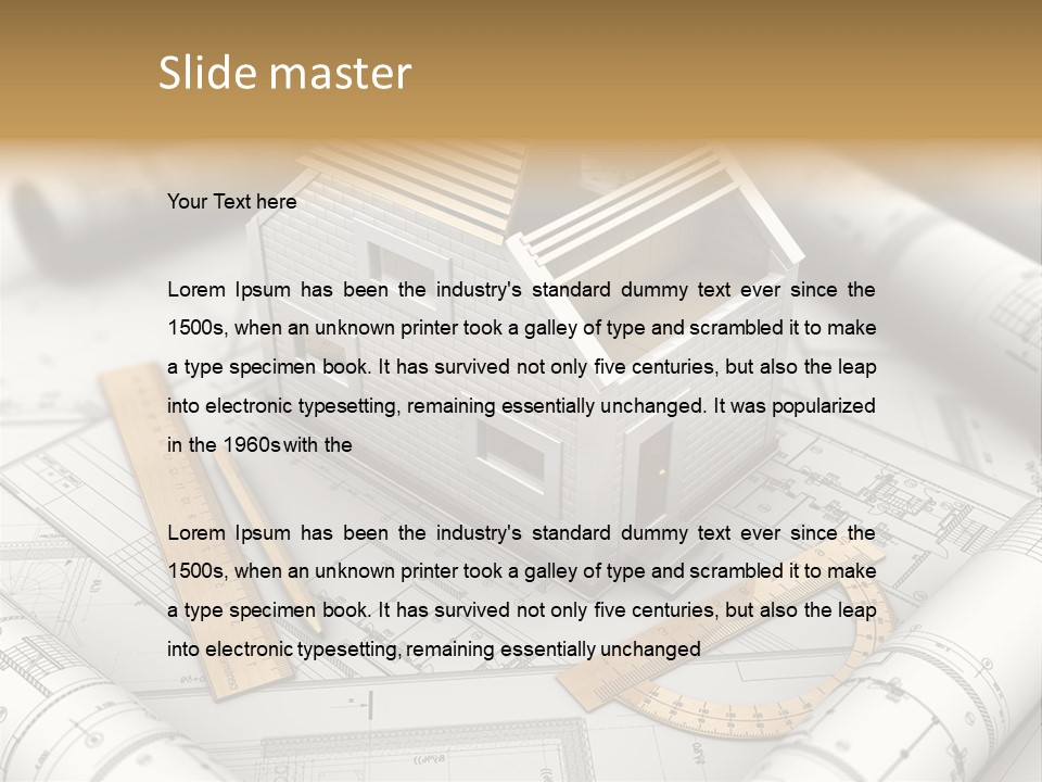 Document White Estate PowerPoint Template