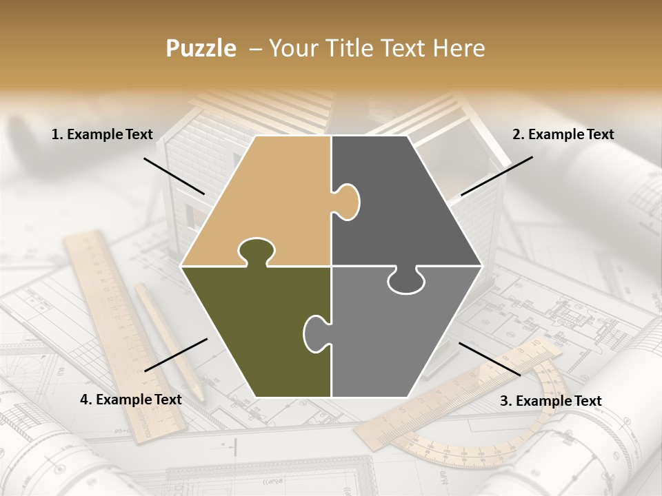Document White Estate PowerPoint Template