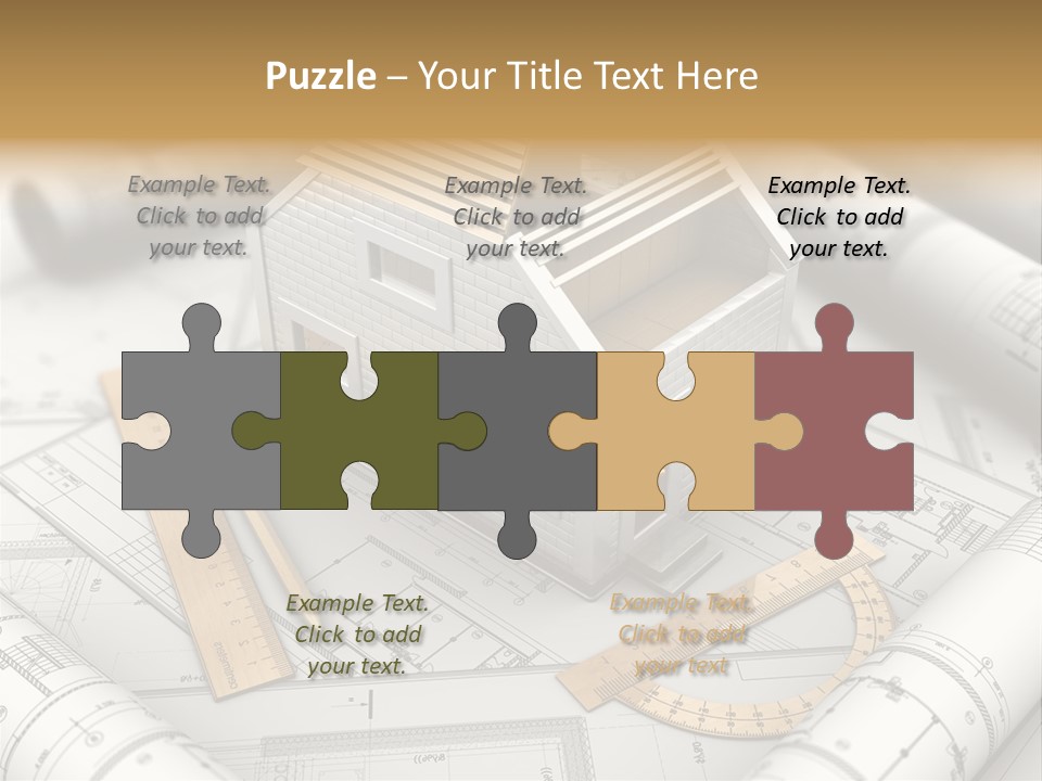 Document White Estate PowerPoint Template