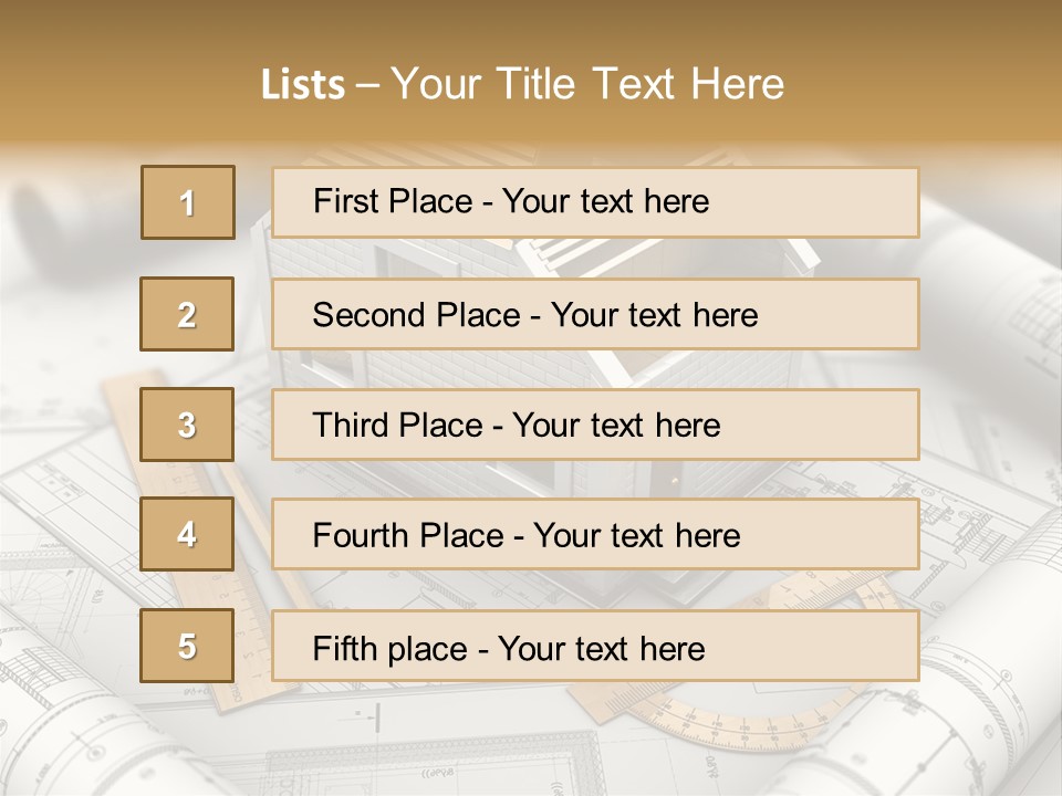 Document White Estate PowerPoint Template