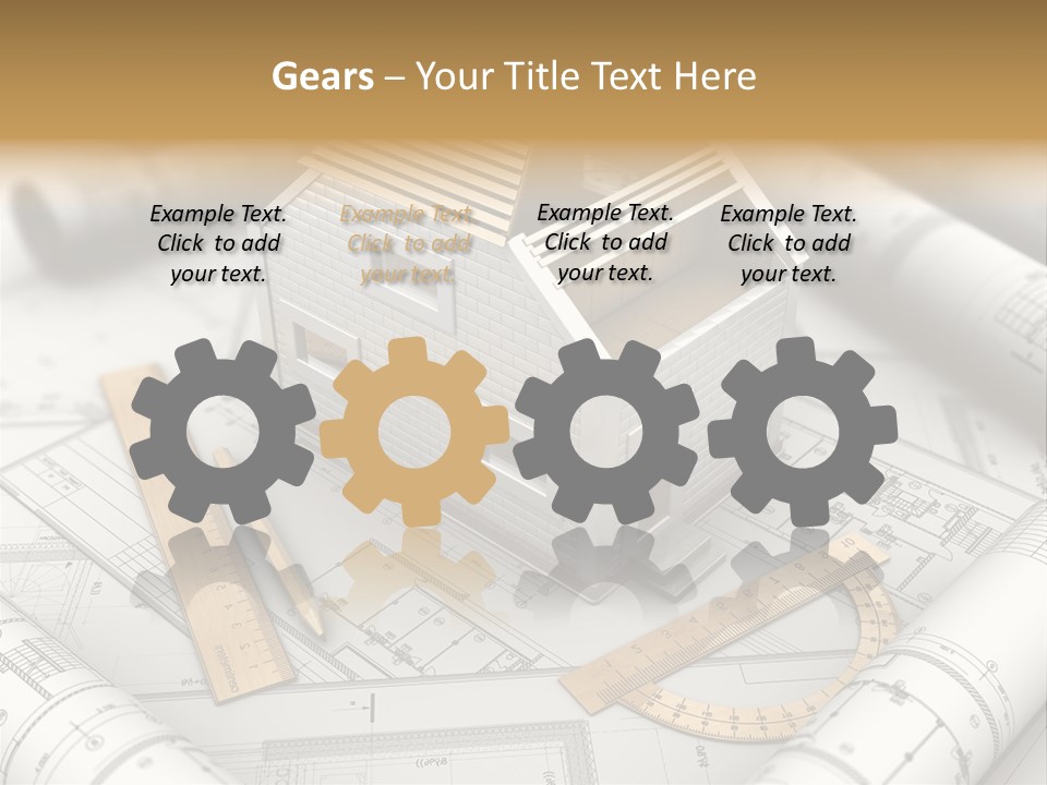 Document White Estate PowerPoint Template