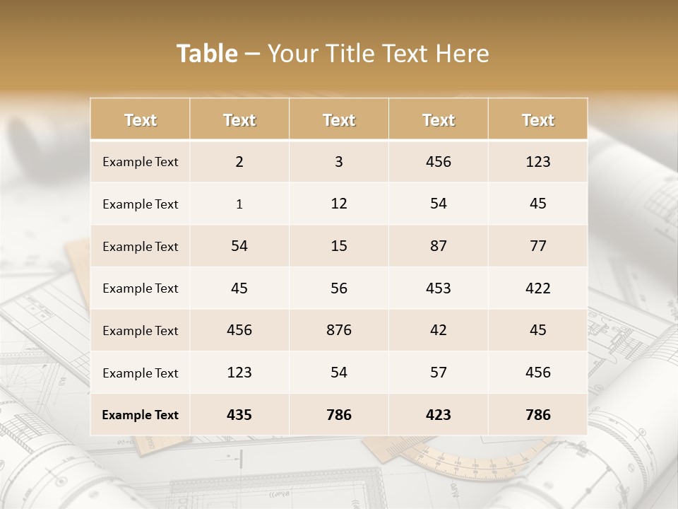 Document White Estate PowerPoint Template