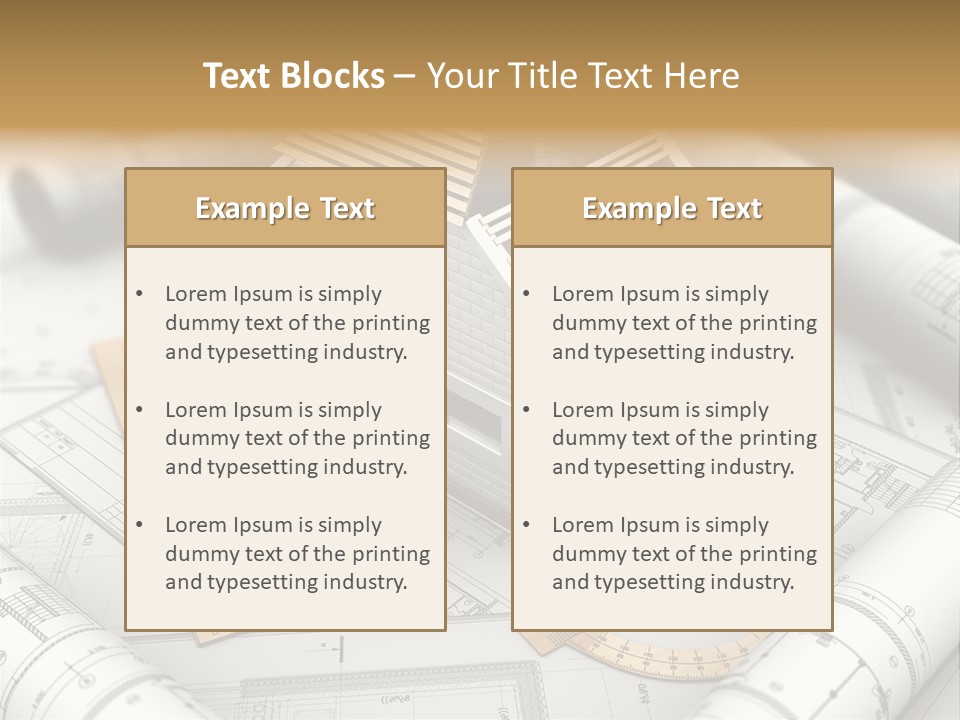 Document White Estate PowerPoint Template