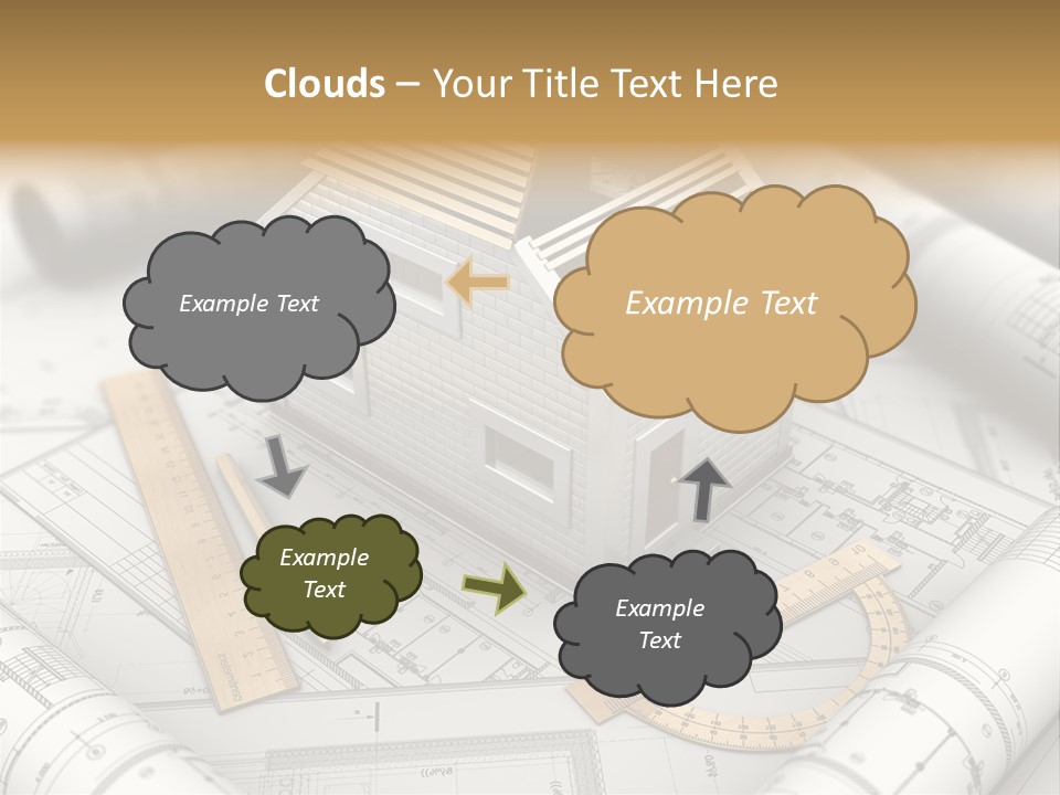 Document White Estate PowerPoint Template