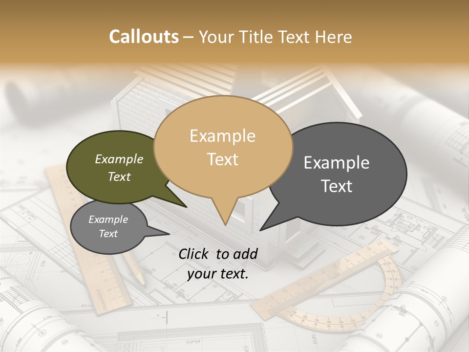 Document White Estate PowerPoint Template