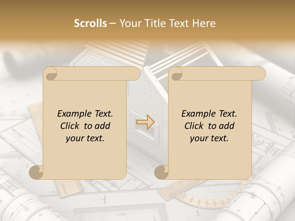 Document White Estate PowerPoint Template