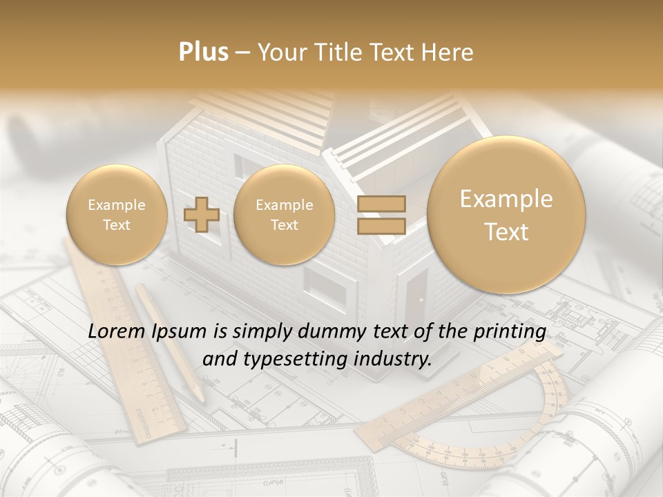 Document White Estate PowerPoint Template