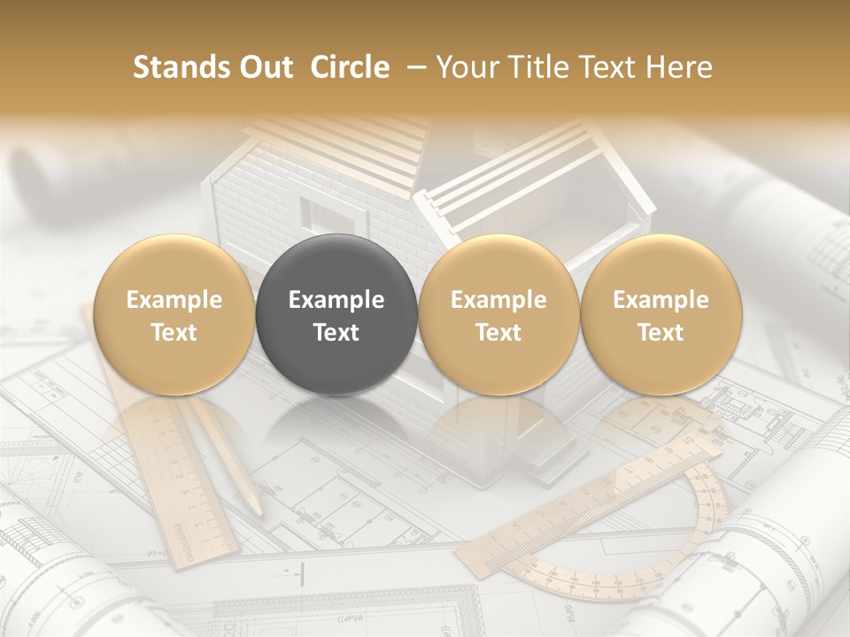 Document White Estate PowerPoint Template