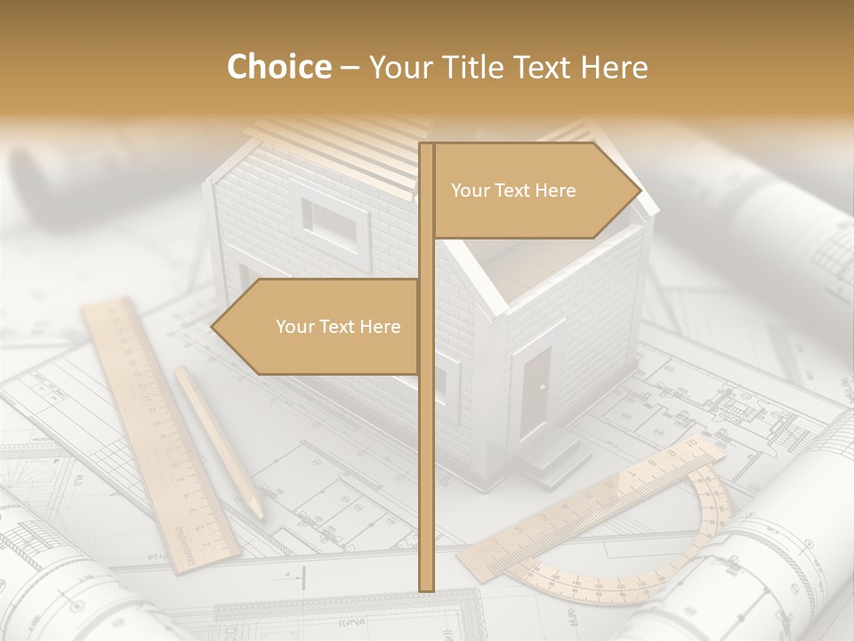Document White Estate PowerPoint Template