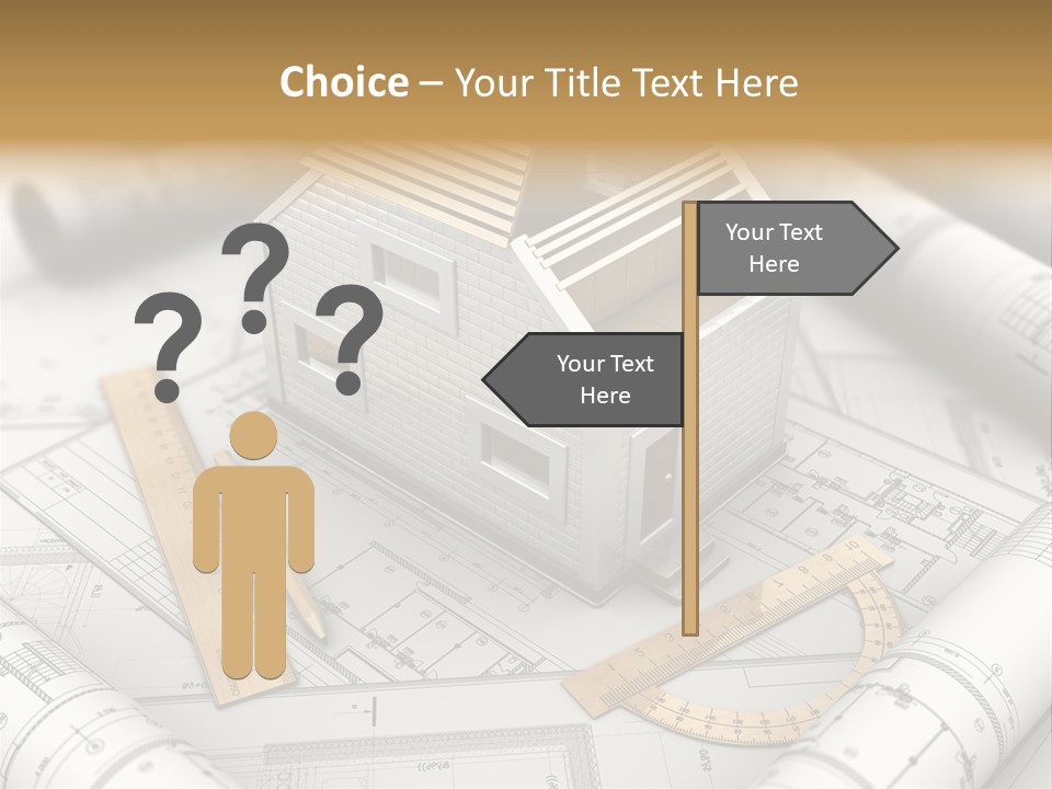 Document White Estate PowerPoint Template