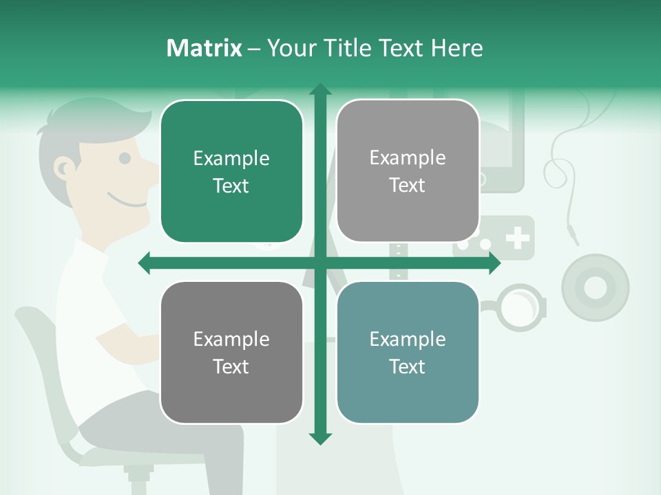 Market Symbol Delivery PowerPoint Template