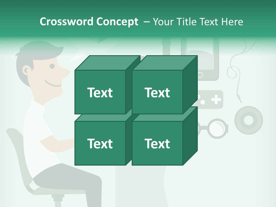 Market Symbol Delivery PowerPoint Template
