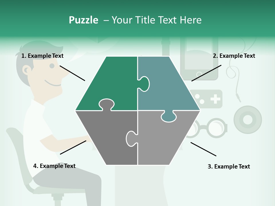 Market Symbol Delivery PowerPoint Template