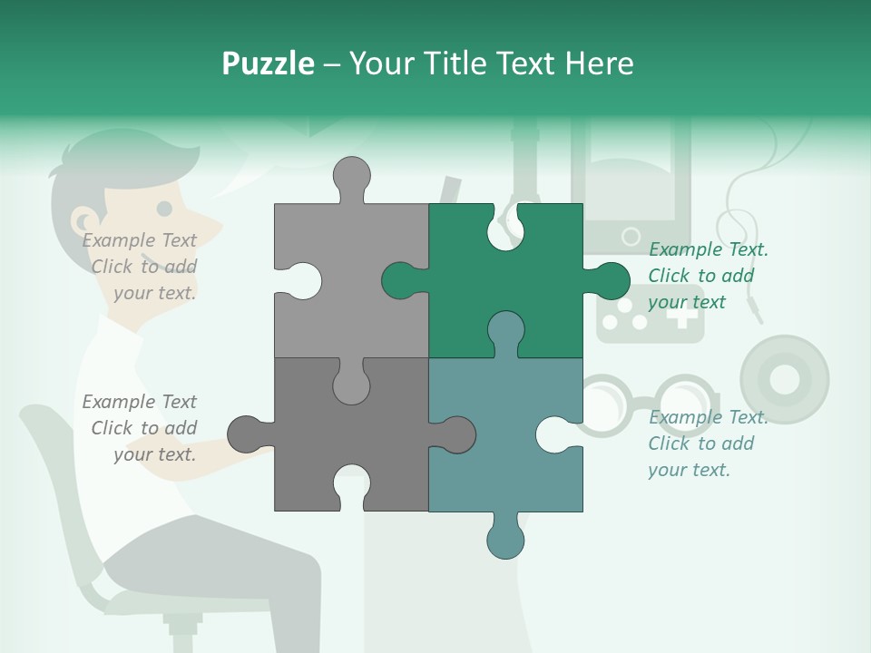 Market Symbol Delivery PowerPoint Template