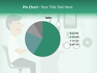 Market Symbol Delivery PowerPoint Template