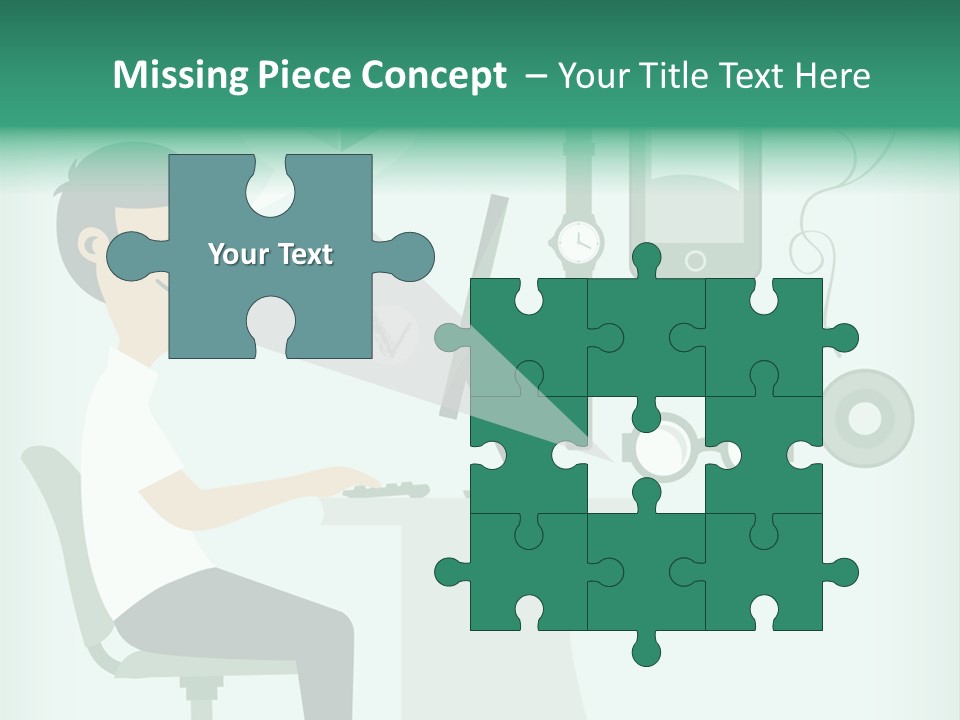 Market Symbol Delivery PowerPoint Template