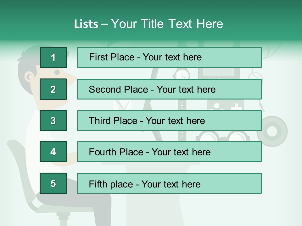 Market Symbol Delivery PowerPoint Template
