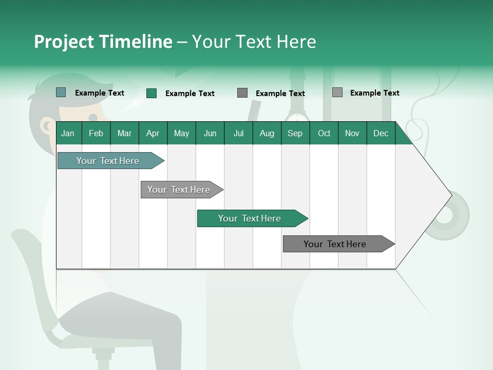 Market Symbol Delivery PowerPoint Template