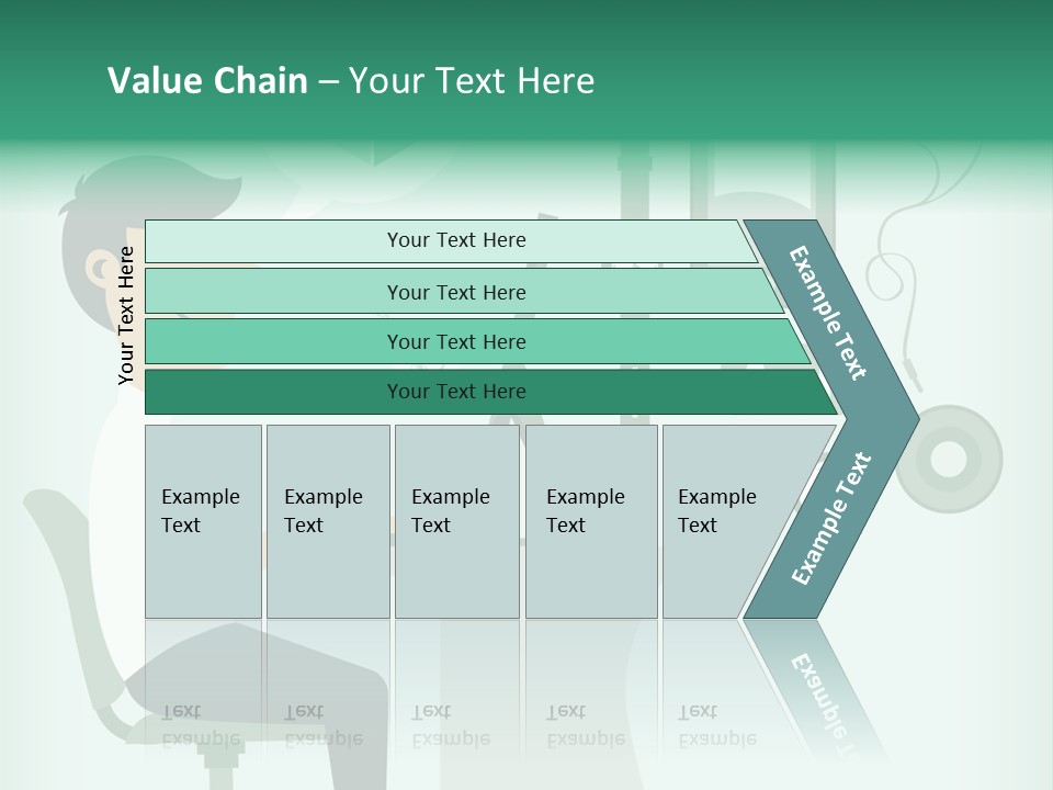 Market Symbol Delivery PowerPoint Template