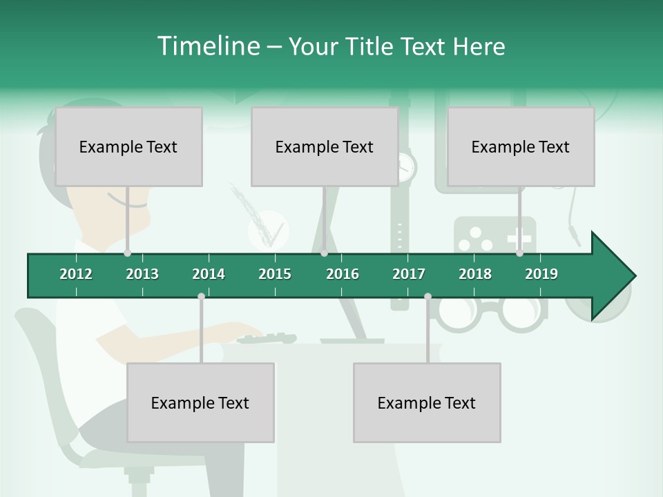 Market Symbol Delivery PowerPoint Template