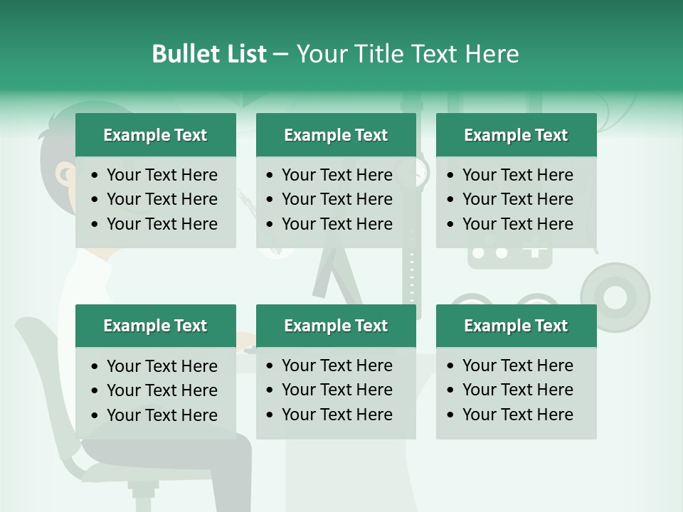 Market Symbol Delivery PowerPoint Template