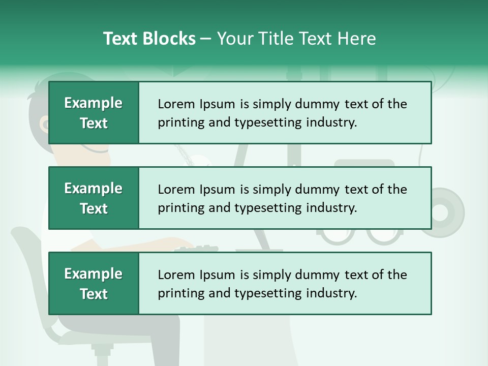 Market Symbol Delivery PowerPoint Template