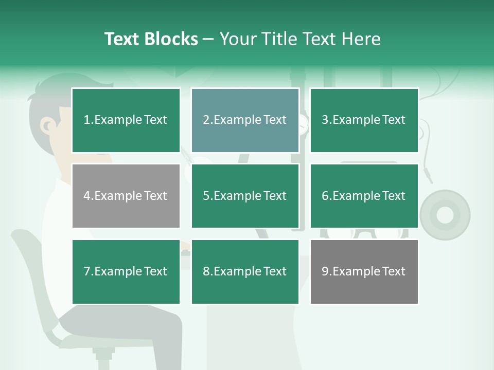 Market Symbol Delivery PowerPoint Template