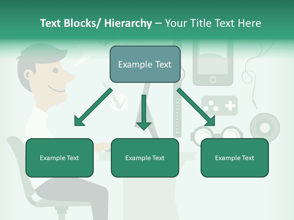 Market Symbol Delivery PowerPoint Template