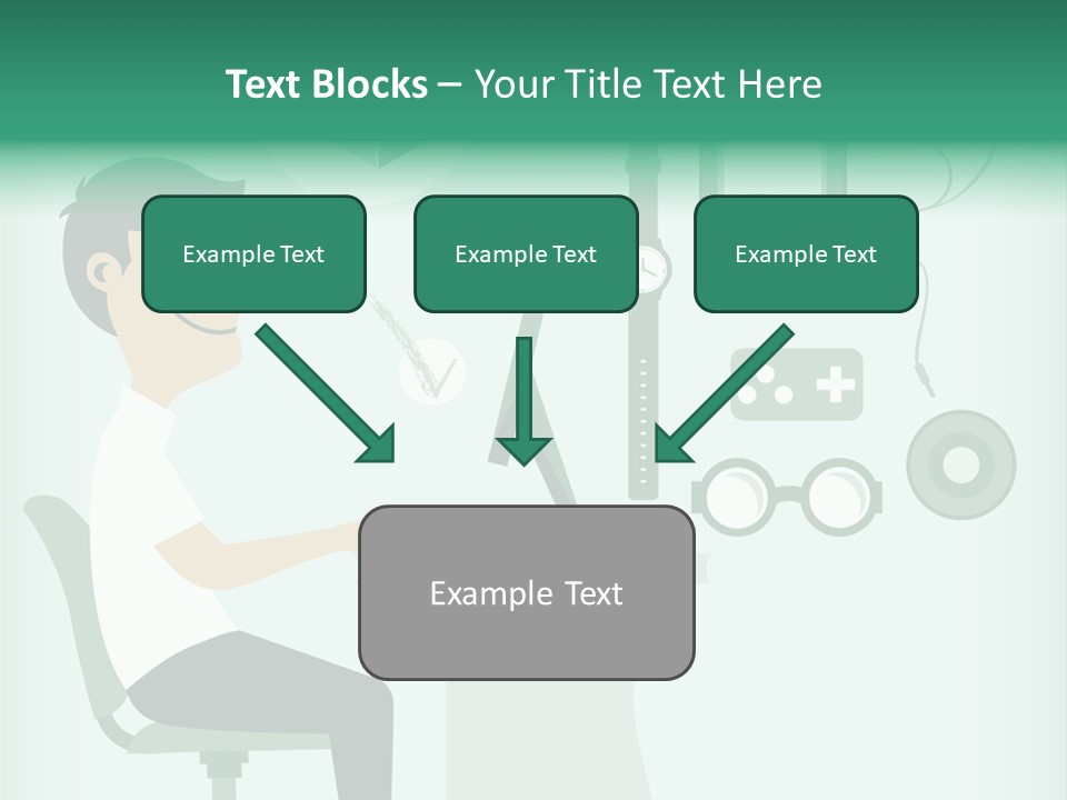 Market Symbol Delivery PowerPoint Template