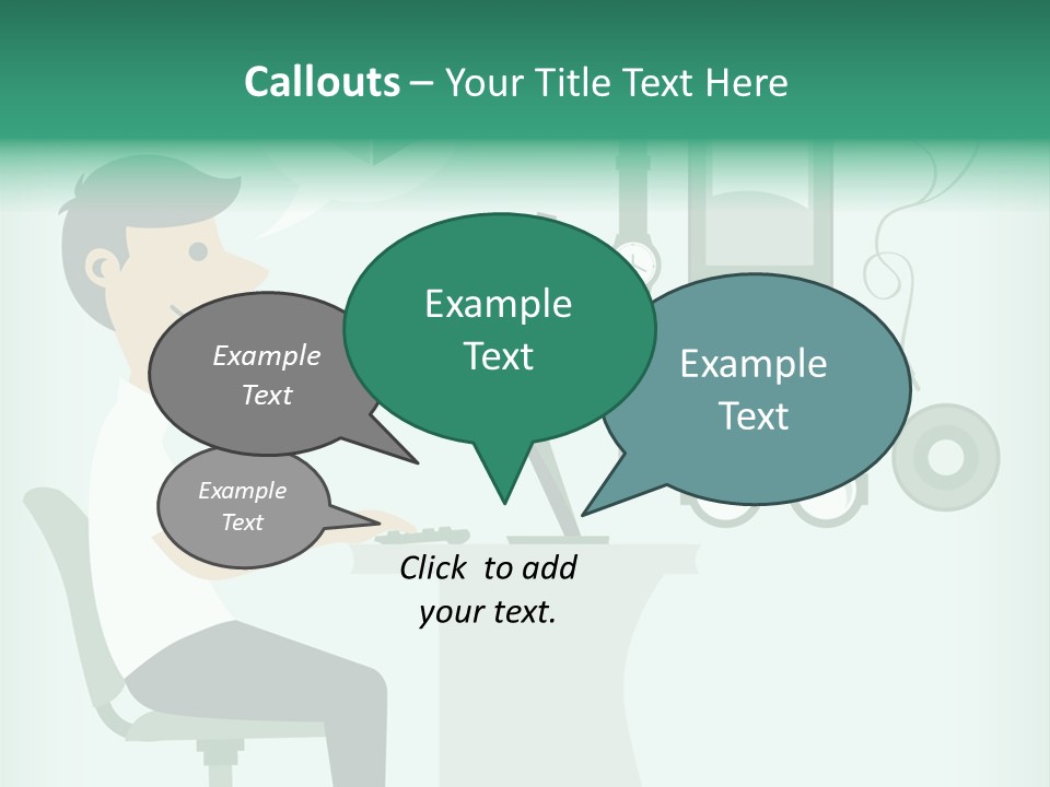 Market Symbol Delivery PowerPoint Template