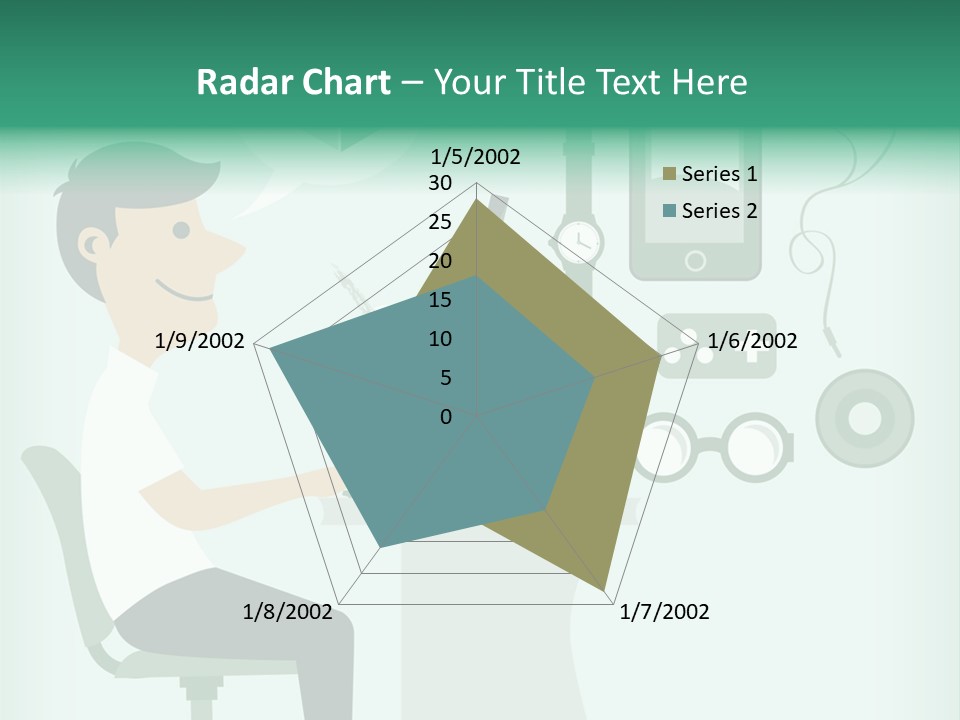 Market Symbol Delivery PowerPoint Template