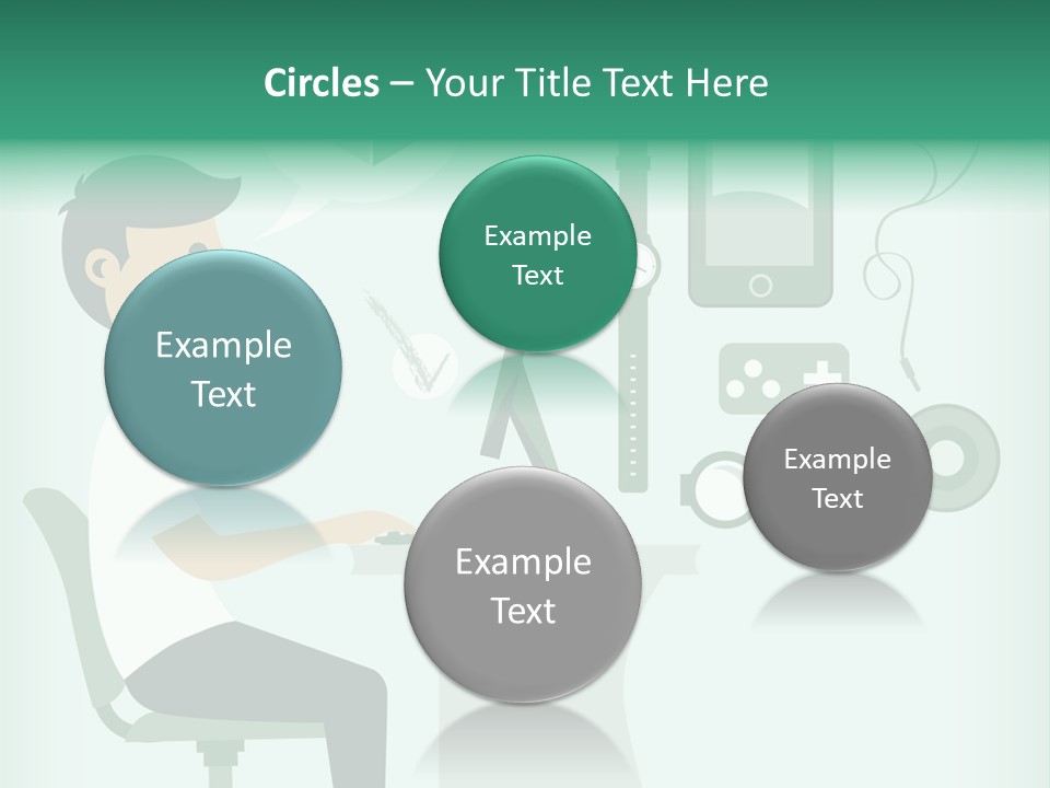 Market Symbol Delivery PowerPoint Template