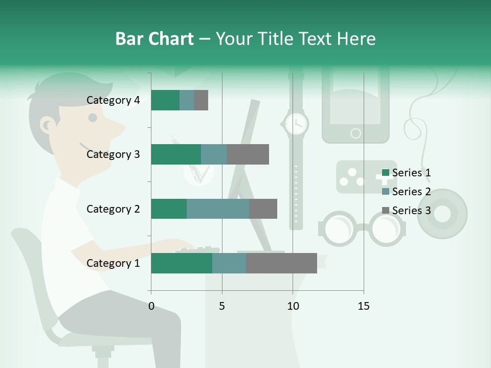 Market Symbol Delivery PowerPoint Template